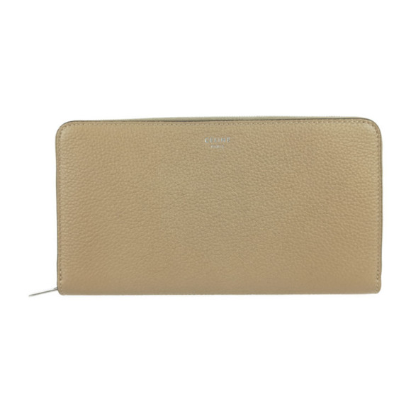 CELINE Beige Leather Wallet - Picture 1 of 9